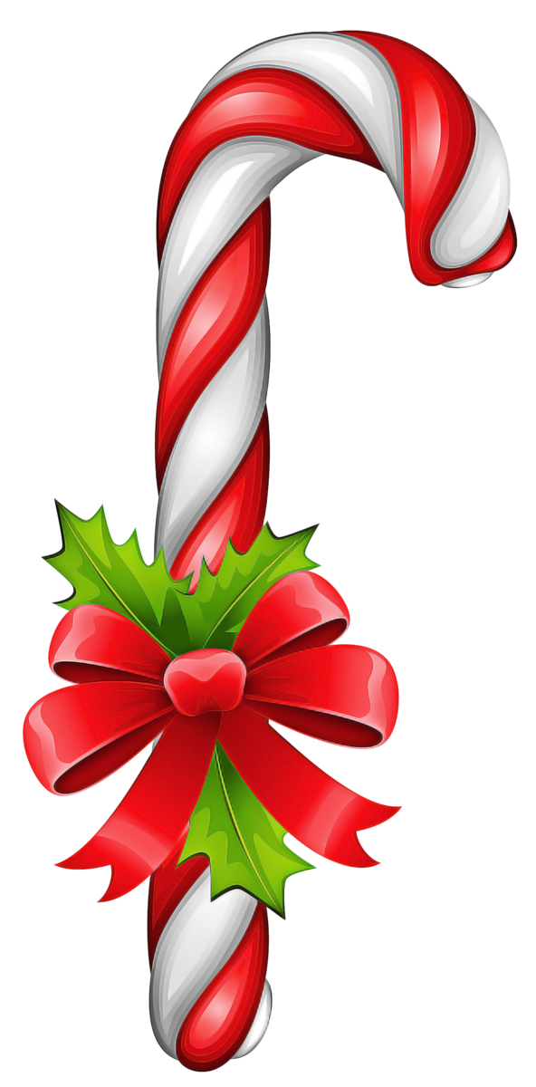 Transparent Candy Cane Lollipop Christmas Day Christmas Polkagris for Christmas