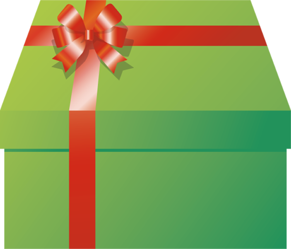 Transparent christmas Green Ribbon Construction paper for Christmas gift for Christmas