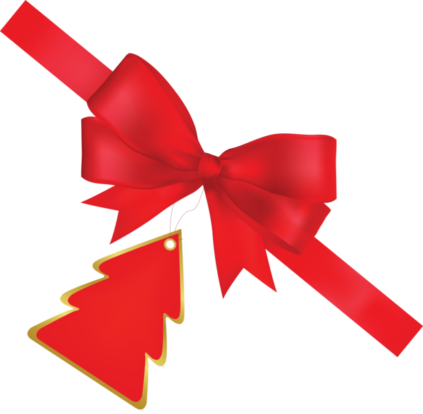Transparent Christmas Ribbon Paper Red for Christmas