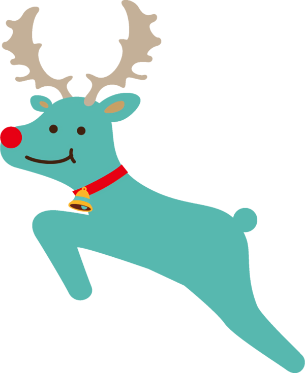 Transparent christmas Reindeer Deer Tail for Reindeer for Christmas