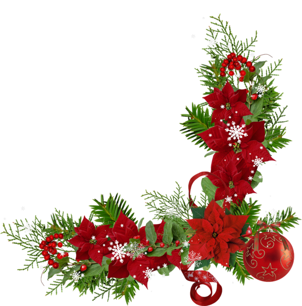 Transparent Christmas Christmas Decoration Flower Fir Pine Family for Christmas