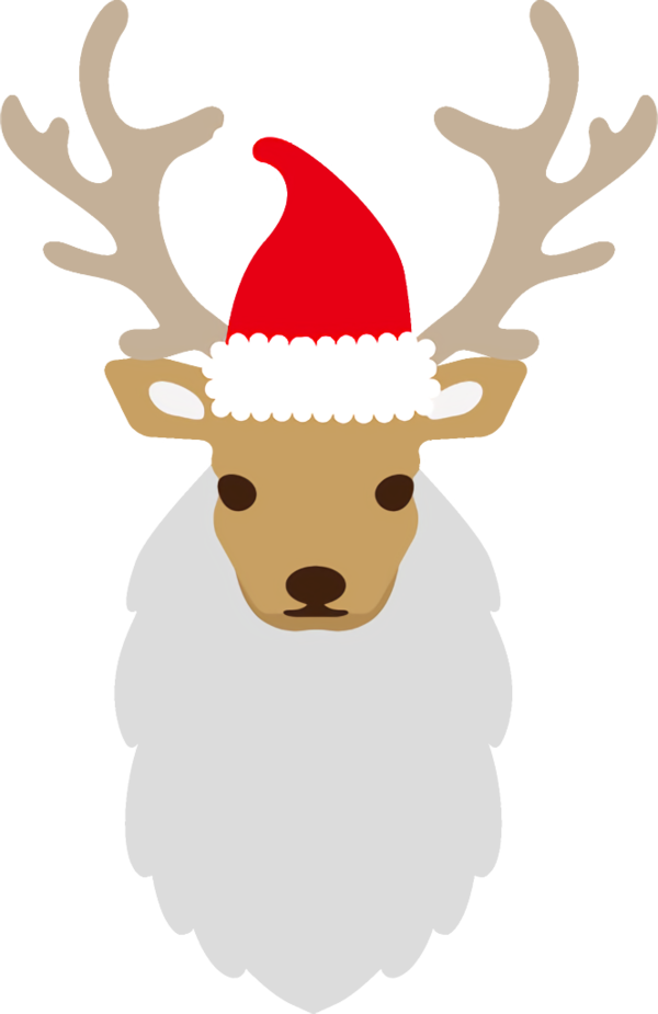 Transparent christmas Reindeer Deer Head for Reindeer for Christmas