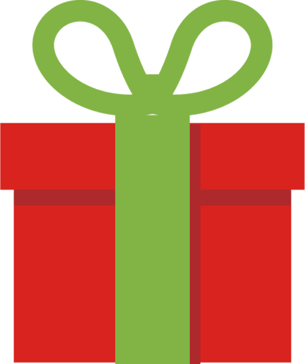 Transparent christmas Green Red Line for Christmas gift for Christmas