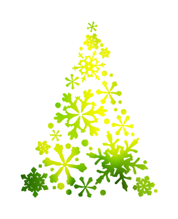 Transparent Christmas Tree Spruce Fir Green Leaf for Christmas