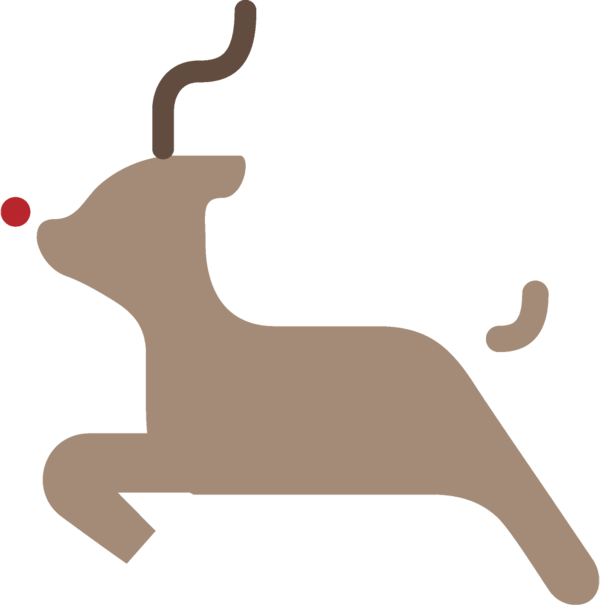 Transparent christmas Tail Deer Reindeer for Reindeer for Christmas