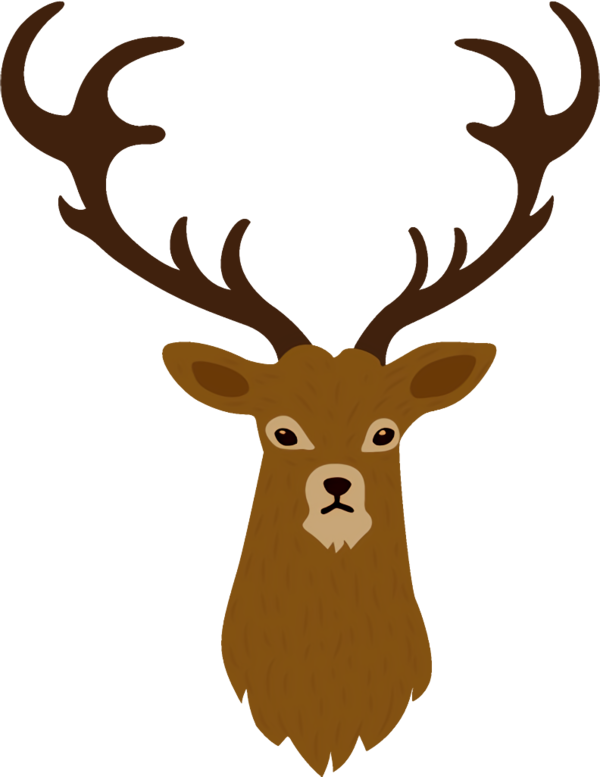 Transparent christmas Deer Elk Head for Reindeer for Christmas