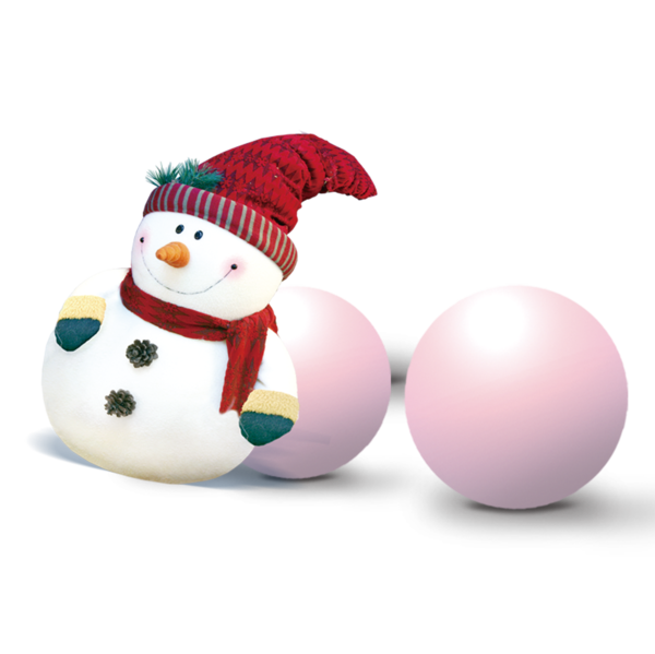 Transparent Snowman Poster Snow Christmas Ornament for Christmas