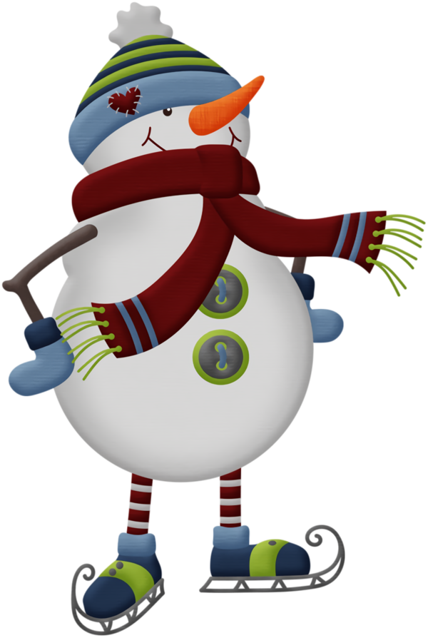 Transparent christmas Cartoon Mascot for snowman for Christmas