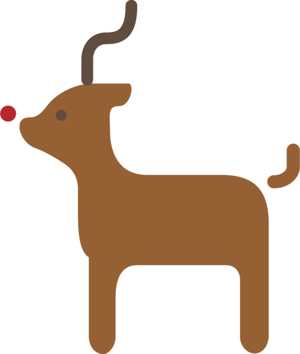 Transparent christmas Reindeer Deer Animal figure for Reindeer for Christmas