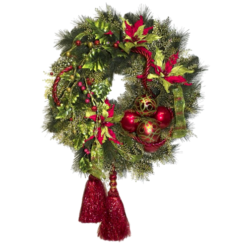 Transparent Wreath Christmas Day Christmas Ornament Christmas Decoration for Christmas