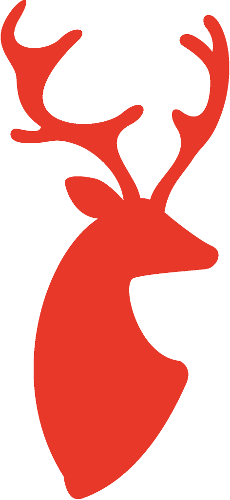 Transparent christmas Red Deer Reindeer for Reindeer for Christmas