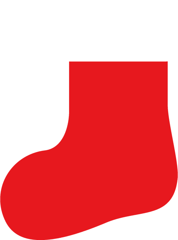 Transparent christmas Red Footwear Christmas stocking for Christmas Stocking for Christmas