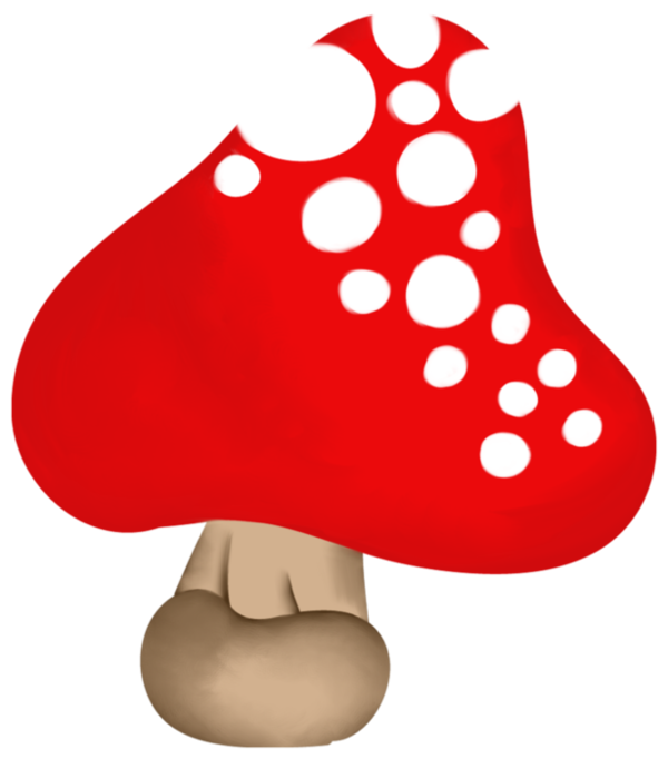 Transparent Mushroom Red Enokitake Christmas Ornament for Christmas