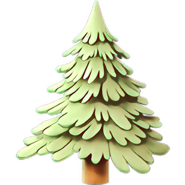 Transparent Christmas Tree Christmas Ornament Spruce White Pine Colorado Spruce for Christmas