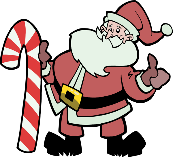 Transparent Cartoon Santa Claus Christmas for Christmas