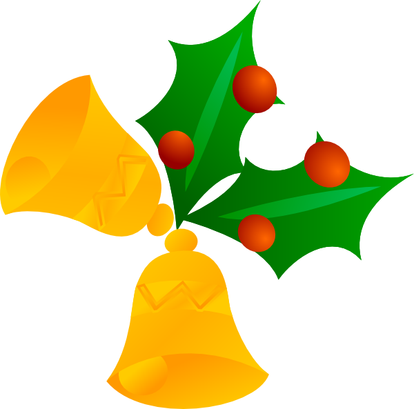 Transparent Christmas Bell Jingle Bell Leaf Food for Christmas