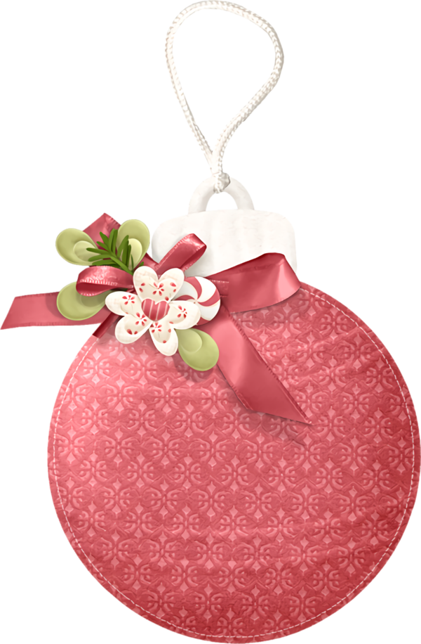 Transparent christmas Pink Ornament Christmas ornament for Christmas Bulbs for Christmas