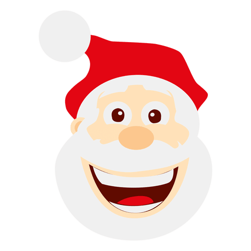 Transparent Santa Claus Drawing Emoticon Facial Expression Cartoon for Christmas