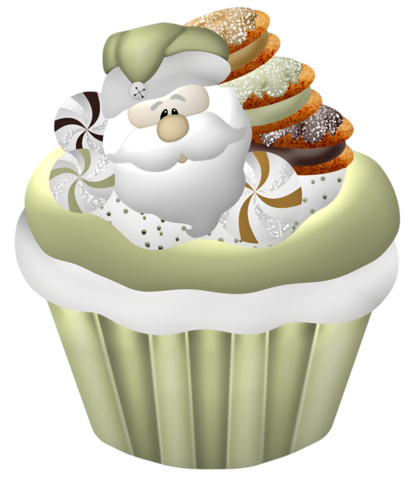 Transparent christmas Cupcake Baking cup Food for Christmas Ornament for Christmas