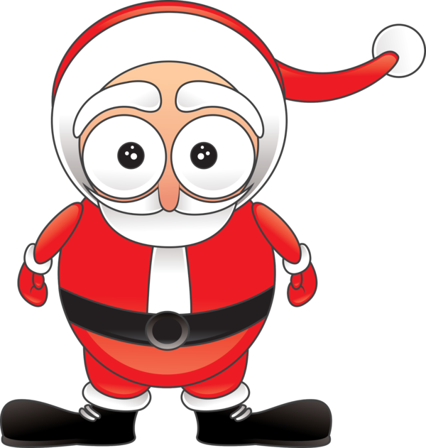 Transparent Santa Claus How Many Days Until Christmas Cartoon for Christmas