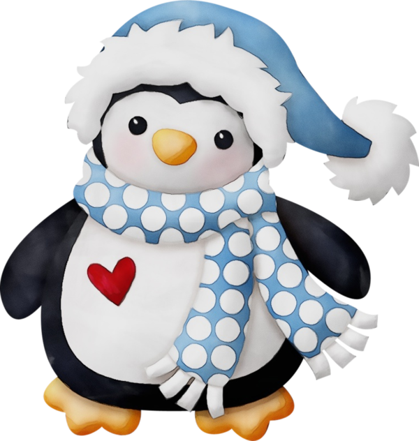 Transparent Christmas Day Penguin Seasonal Clipart Flightless Bird for Christmas