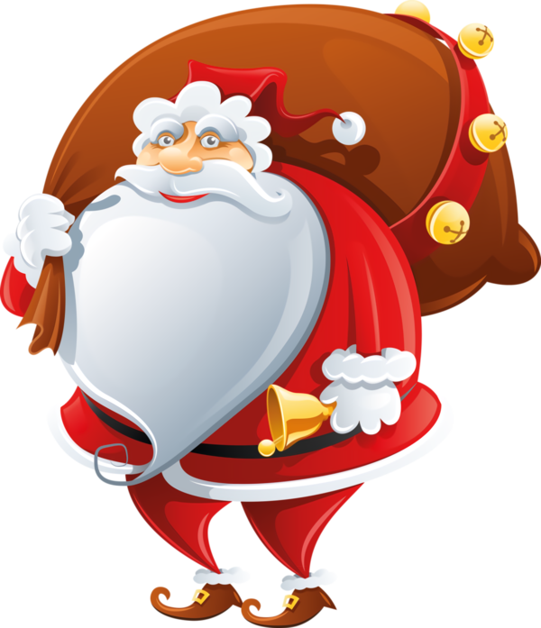 Transparent christmas Cartoon Santa claus for Santa for Christmas