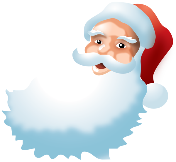 Transparent christmas Cartoon Santa claus Pleased for Santa for Christmas