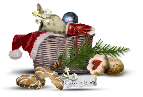 Transparent christmas Hamper for Christmas Ornament for Christmas