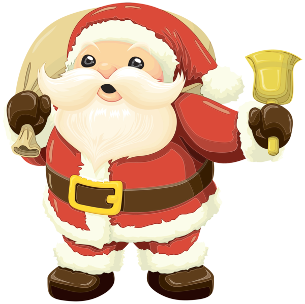 Transparent Santa Claus Mrs Claus Christmas Day Cartoon for Christmas