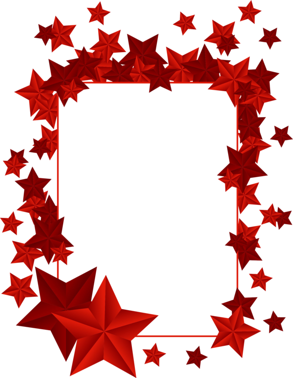 Transparent Picture Frames Star Defender Of The Fatherland Day Red Leaf for Christmas