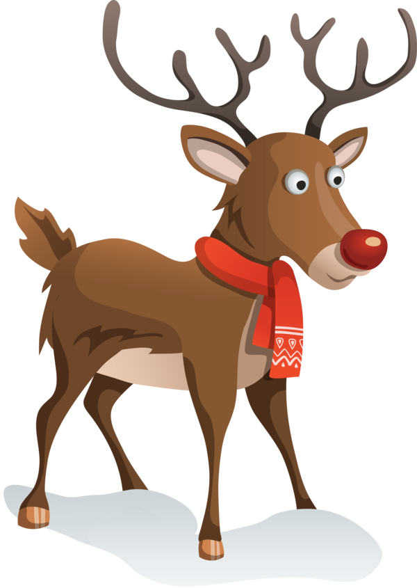Transparent Santa Claus Rudolph Deer Elk Christmas Ornament for Christmas