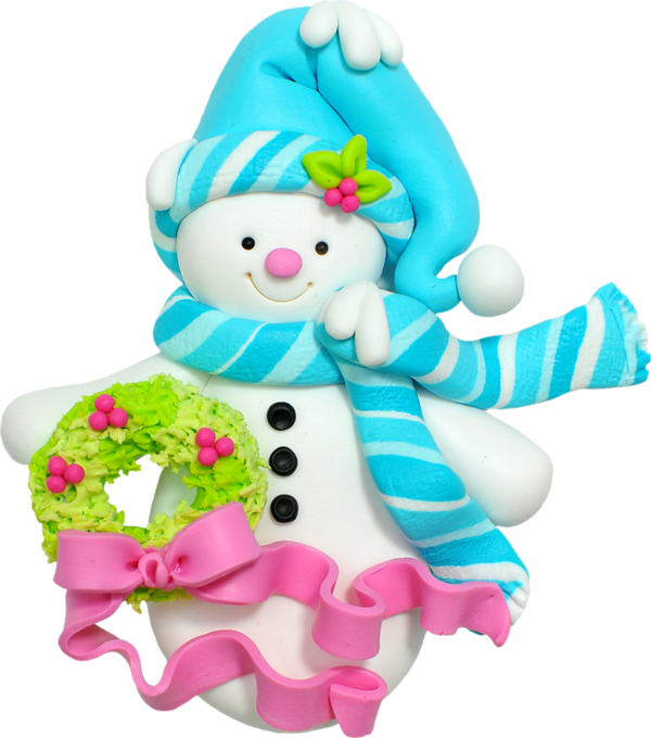 Transparent Snowman Snow Drawing Stuffed Toy Toy for Christmas