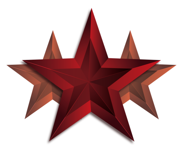 Transparent Star Christmas Pentagram Angle Symmetry for Christmas