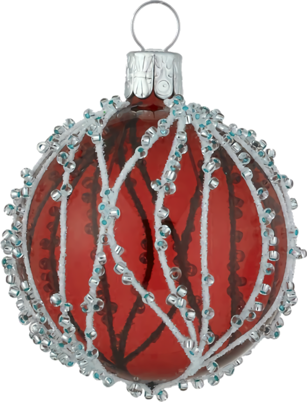 Transparent christmas Christmas ornament Red Holiday ornament for Christmas Bulbs for Christmas