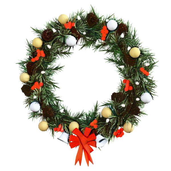 Transparent Laurea Laurel Wreath Wreath Christmas Decoration for Christmas