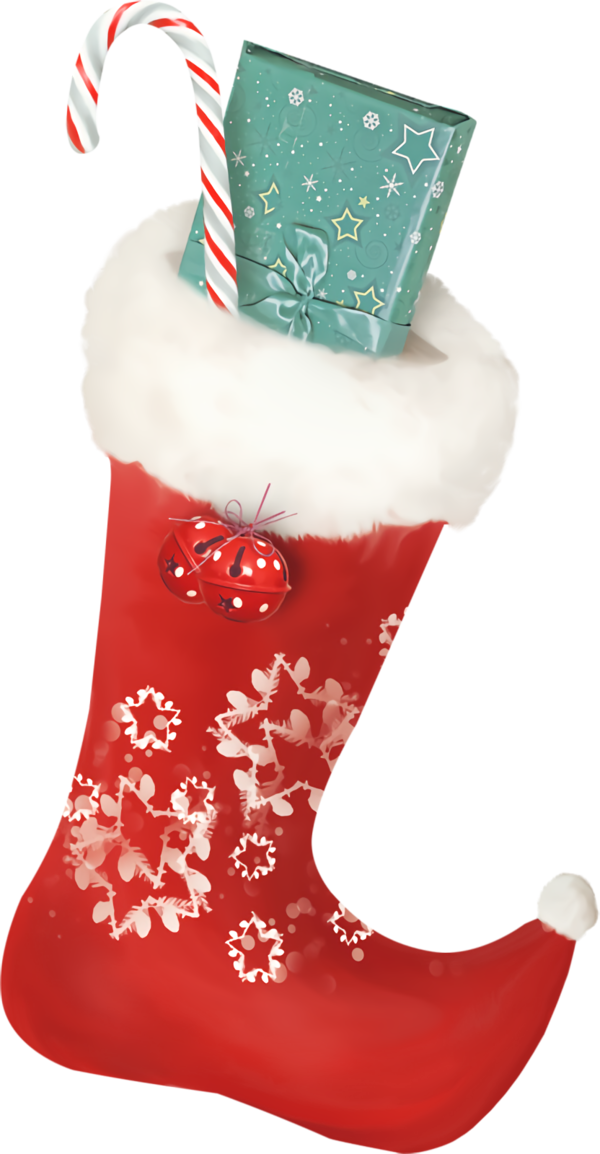 Transparent christmas Christmas stocking Footwear Holiday ornament for Christmas Stocking for Christmas