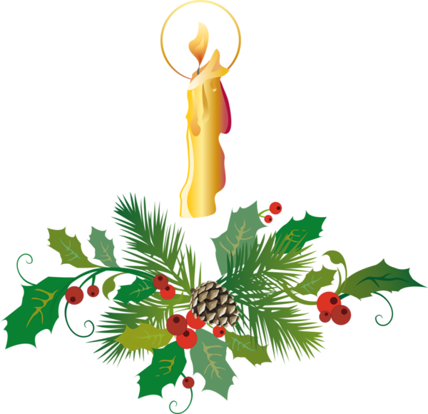 Transparent christmas Holly Christmas eve Pine for Christmas Ornament for Christmas