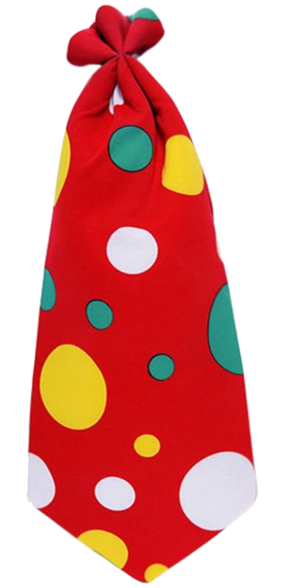 Transparent Clown Necktie Bow Tie Christmas Decoration Christmas Ornament for Christmas