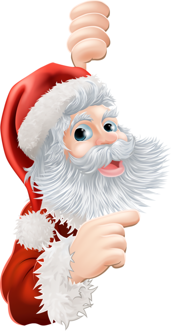 Transparent christmas Santa claus Cartoon Facial hair for Santa for Christmas