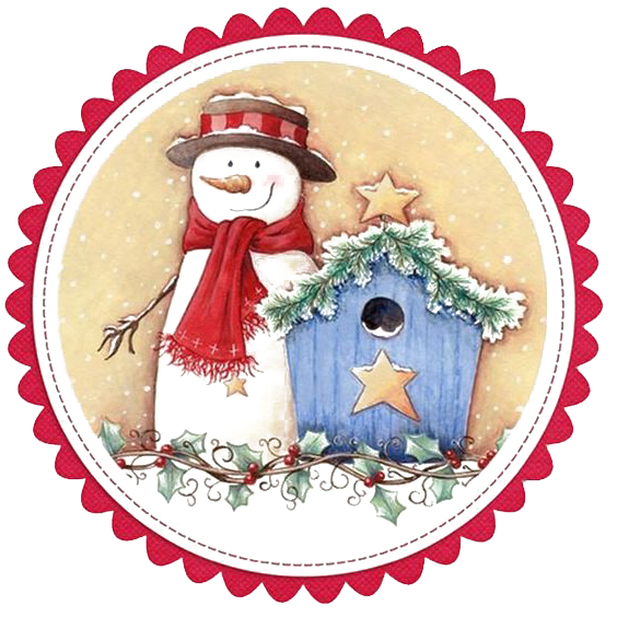 Transparent Michel Design Works Logo Business Snowman Christmas Ornament for Christmas