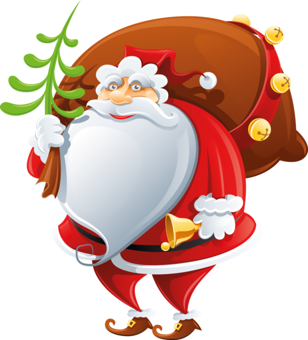 Transparent christmas Cartoon Santa claus for Santa for Christmas