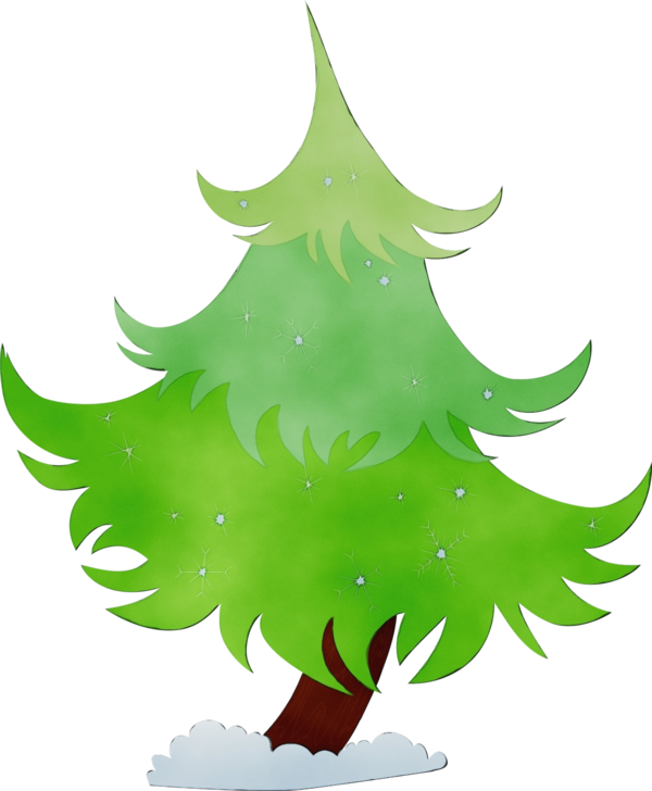 Transparent Fir Spruce Christmas Tree Leaf Tree for Christmas