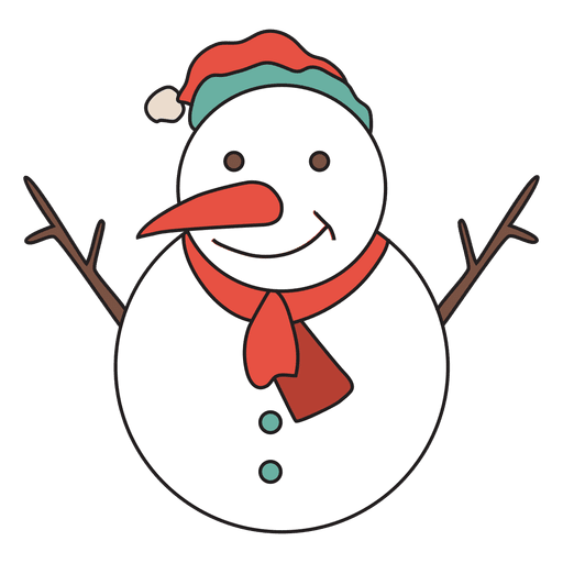 Transparent Snowman Snow Drawing Beak Christmas for Christmas