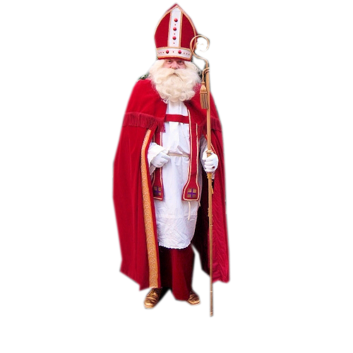 Transparent Santa Claus Saint Nicholas Day Gift Christmas Ornament Outerwear for Christmas