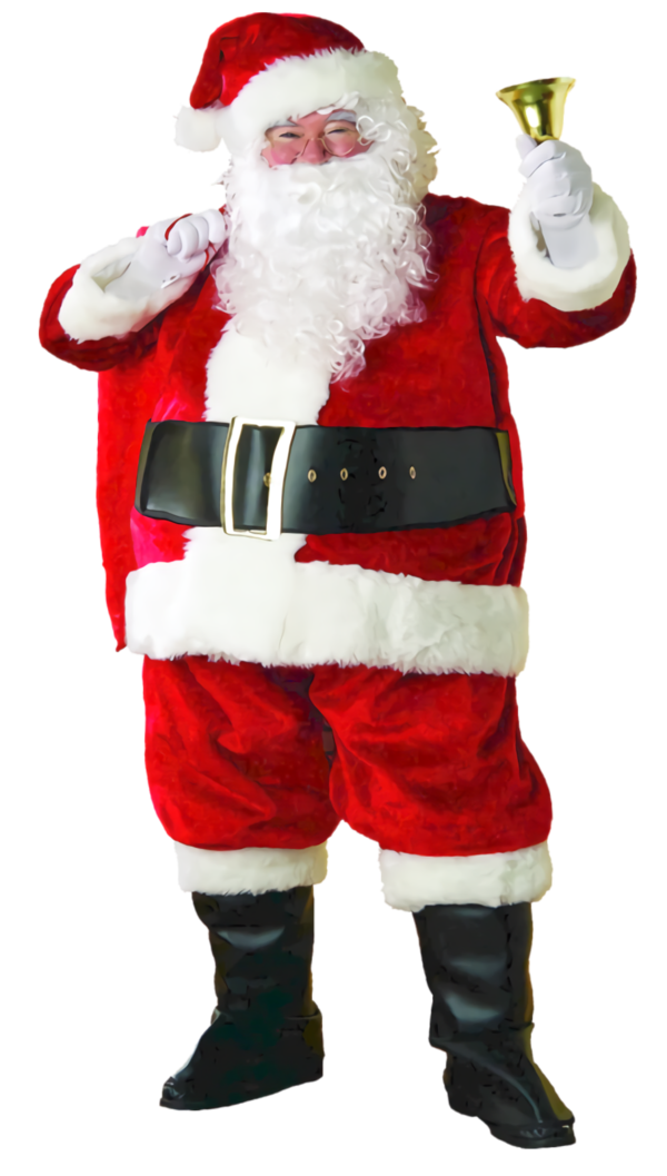Transparent christmas Santa claus Costume Christmas for Santa for Christmas
