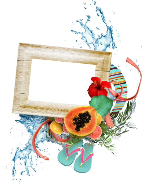 Transparent Borders And Frames Picture Frames Fruit Plant Christmas Decoration for Christmas