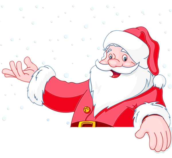 Transparent Ded Moroz Christmas Ornament New Year Santa Claus Cartoon for Christmas