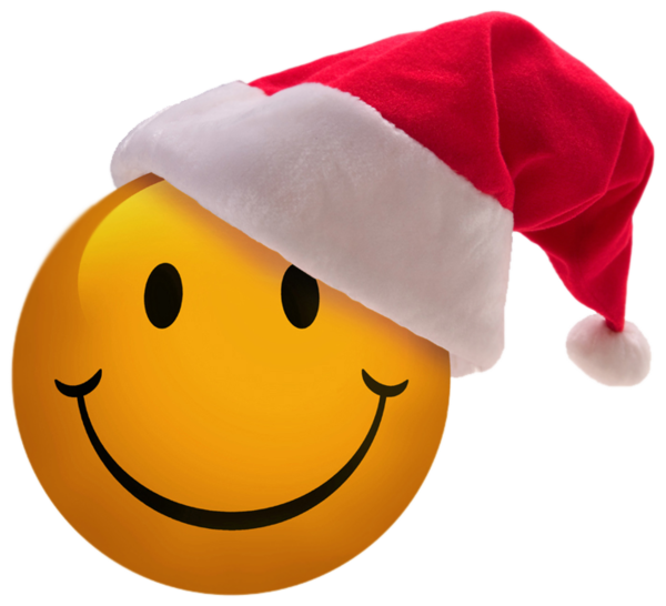 Transparent Santa Claus Gift Santa Suit Yellow Smile for Christmas