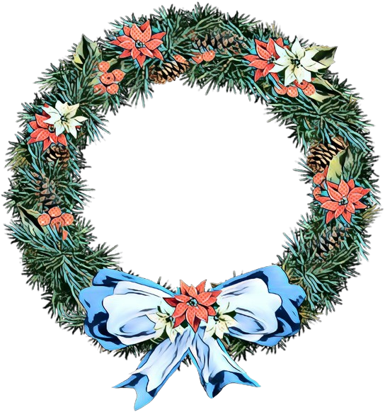 Transparent Wreath Christmas Ornament Christmas Day Christmas Decoration for Christmas