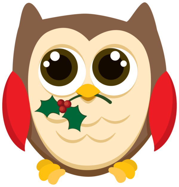 Transparent Owl Bird Baby Owls for Christmas